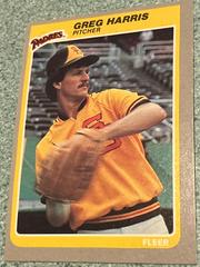Greg Harris #35 Baseball Cards 1985 Fleer Prices