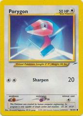 PSA 7 - Pokemon Card - Base 39/102 - PORYGON (uncommon