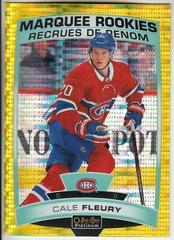 Cale Fleury [Seismic Gold] Hockey Cards 2019 O Pee Chee Platinum Prices