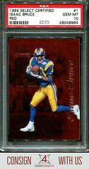 Isaac Bruce [Red] #1 Football Cards 1996 Select Certified Prices