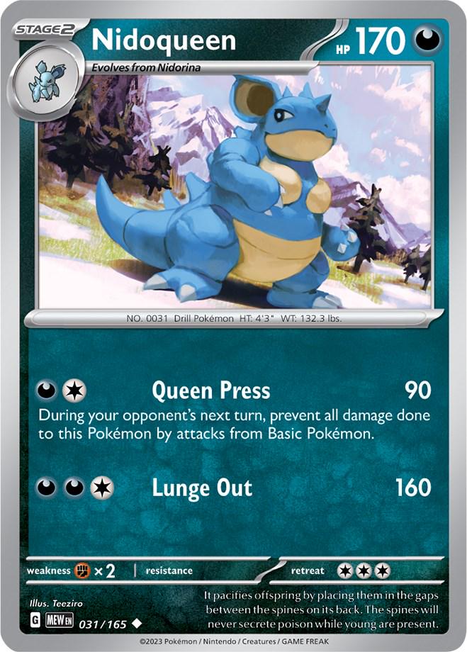 Nidoqueen #31 Pokemon Scarlet & Violet 151