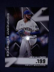 Devin Williams #SS-11 Baseball Cards 2023 Topps Significant Statistics Prices