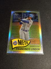 Francisco Lindor Baseball Cards 2021 Topps Chrome 1965 Redux Prices
