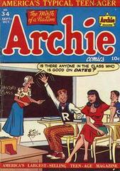 Archie #34 (1948) Comic Books Archie Prices