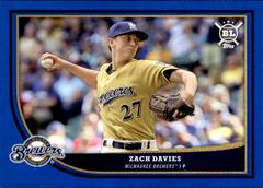 Zach Davies [Blue] #6 Baseball Cards 2018 Topps Big League Prices