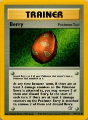 Berry Pokemon Neo Genesis Prices