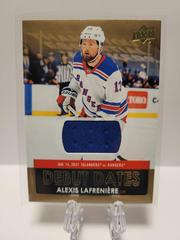 Alexis Lafreniere [Gold] #DD-1 Hockey Cards 2021 Upper Deck Debut Dates Prices