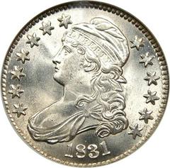1831 [LARGE 5D BD-2] Coins Capped Bust Half Eagle Prices