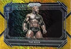 The Rock [Gold Shimmer] Wrestling Cards 2023 Panini Prizm WWE Prices
