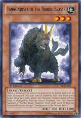 Tanngnjostr of the Nordic Beasts [1st Edition] YuGiOh Storm of Ragnarok Prices