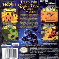 Back Cover | The Hobbit GameBoy Advance