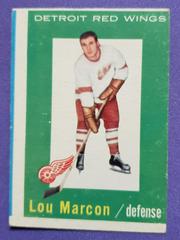 Lou Marcon #49 Hockey Cards 1959 Topps Prices