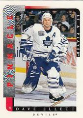 Dave Ellett #177 Hockey Cards 1996 Pinnacle Be a Player Prices
