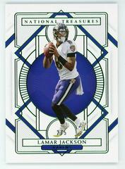 Lamar Jackson [Emerald] #8 Football Cards 2020 Panini National Treasures Prices