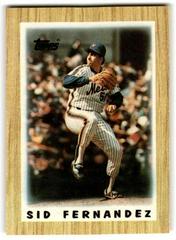 Sid Fernandez #22 Baseball Cards 1987 Topps Mini League Leaders Prices