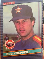 Bob Knepper #90 Baseball Cards 1986 Leaf Prices