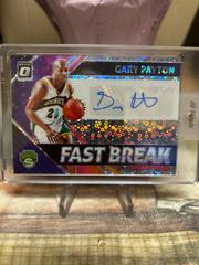 Gary Payton #FB-GPT Basketball Cards 2018 Panini Donruss Optic Fast Break Signatures Prices