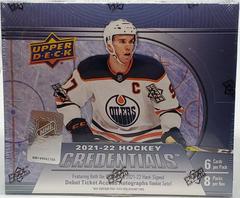 Hobby Box Hockey Cards 2021 Upper Deck Credentials Prices