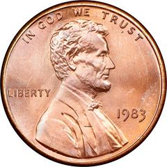 1983 [DOUBLE DIE] Coins Lincoln Memorial Penny Prices