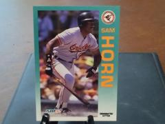 Sam Horn #10 Baseball Cards 1992 Fleer Prices