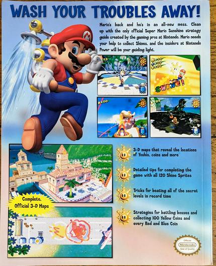 Super Mario Sunshine Player's Guide photo