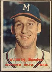 Warren Spahn #90 Baseball Cards 1957 Topps Prices