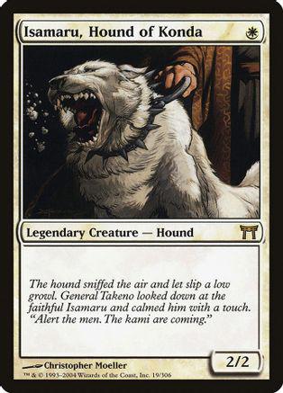 Isamaru, Hound of Konda [Foil] Magic Champions of Kamigawa