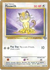 SHIPS SAME DAY Pokemon Card Jungle Meowth 56/64 NM Vintage 1999 