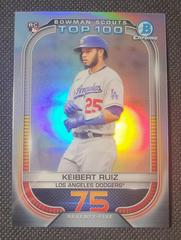 Keibert Ruiz Baseball Cards 2021 Bowman Scout’s Top 100 Prices