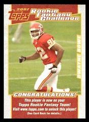 Dwayne Bowe #6 Football Cards 2007 Topps Rookie Fantasy Challenge Prices