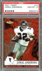 Jamal Anderson Football Cards 2001 Topps Finest Prices