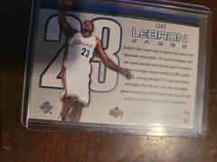 James Back | Lebron james Basketball Cards 2005 Upper Deck Rookie Debut