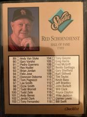 Red Schoendienst #262 Baseball Cards 1992 Studio Prices