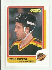 Rich Sutter Hockey Cards 1986 O-Pee-Chee Prices