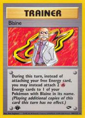 Blaine [1st Edition] #100 Pokemon Gym Challenge Prices