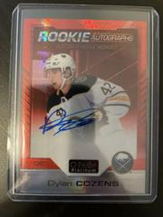 Dylan Cozens [Red Prism] Hockey Cards 2020 O Pee Chee Platinum Rookie Autographs Prices