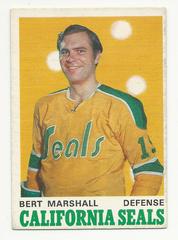 Bert Marshall #188 Hockey Cards 1970 O-Pee-Chee Prices