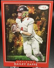 Bailey Zappe [Red] #ART-BZ Football Cards 2022 Sage Artistry Prices