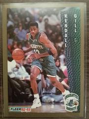 Kendall Gill #24 Basketball Cards 1992 Fleer Prices