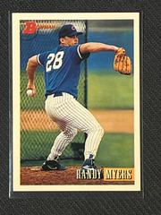 Randy Meyers #32 Baseball Cards 1993 Bowman Prices