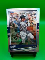 Aaron Judge [Milestone Stat Line] #111 Baseball Cards 2020 Panini Donruss Prices