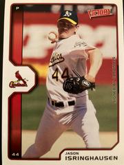 Jason Isringhausen #285 Baseball Cards 2002 Upper Deck Victory Prices