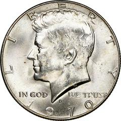 1970 D Coins Kennedy Half Dollar Prices