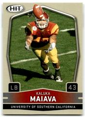 Kaluka Maiava #43 Football Cards 2009 Sage Hit Prices