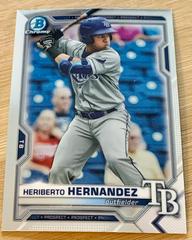 Heriberto Hernandez Baseball Cards 2021 Bowman Draft Chrome Prices