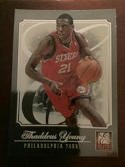 Thaddeus Young #139 Basketball Cards 2012 Panini Elite Prices