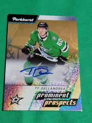 Ty Dellandrea [Autograph Gold] #PP20 Hockey Cards 2020 Parkhurst Prominent Prospects Prices
