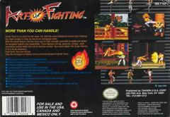 Art Of Fighting - Back | Art of Fighting Super Nintendo