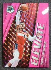 Russell Westbrook [Pink Fluorescent] Basketball Cards 2020 Panini Mosaic Elevate Prices
