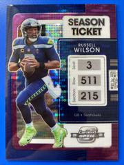 Russell Wilson [Purple Pulsar] #10 Football Cards 2021 Panini Contenders Optic Prices